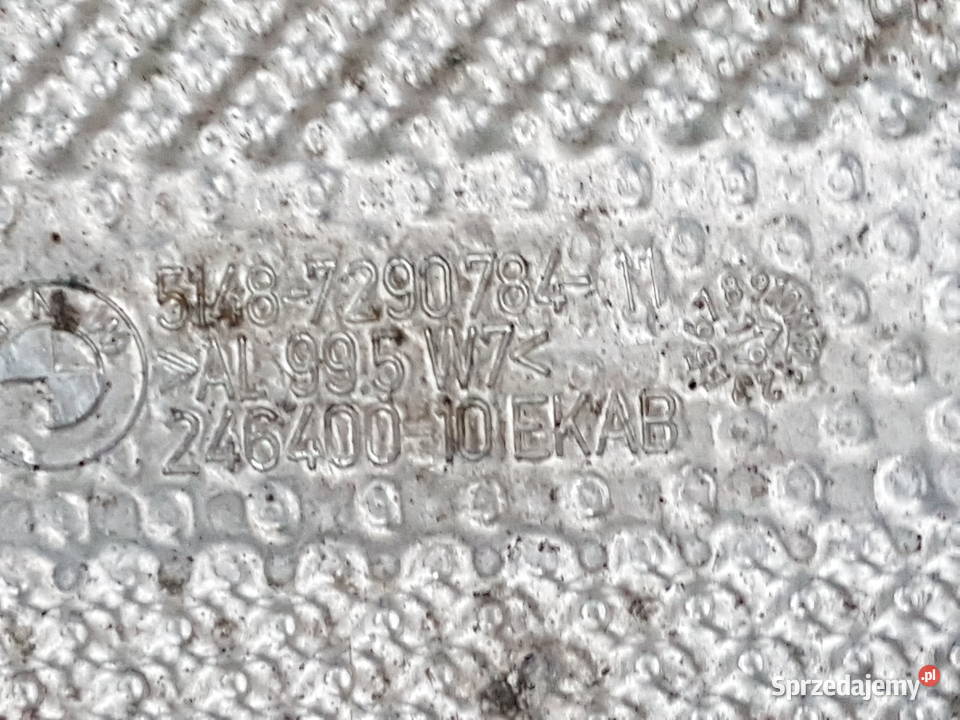 BMW 2 F46 X1 F48 OSLONA TERMICZNA TLUMIKA Rok produkcji 2020 Osłony termiczne Turkowice