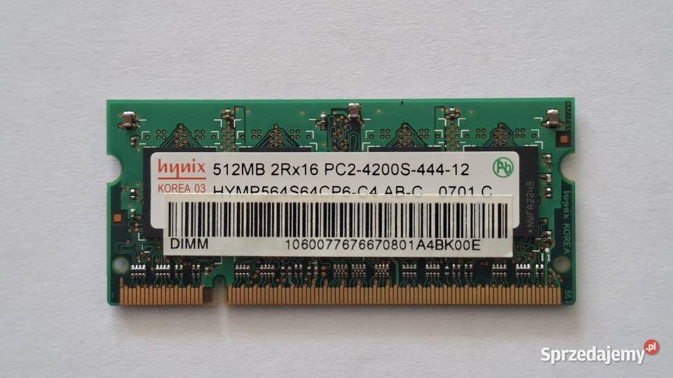 Pamięć do laptopa Hynix MYMP564S64CP6C4 ABC