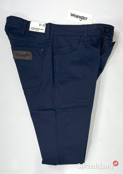 Spodnie męskie Wrangler Greensboro 803 Dark Navy Warszawa