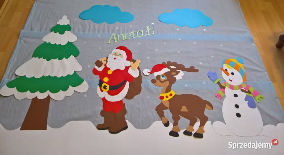 Dekoracje o tematyce zimowo świątecznej z Garwolin