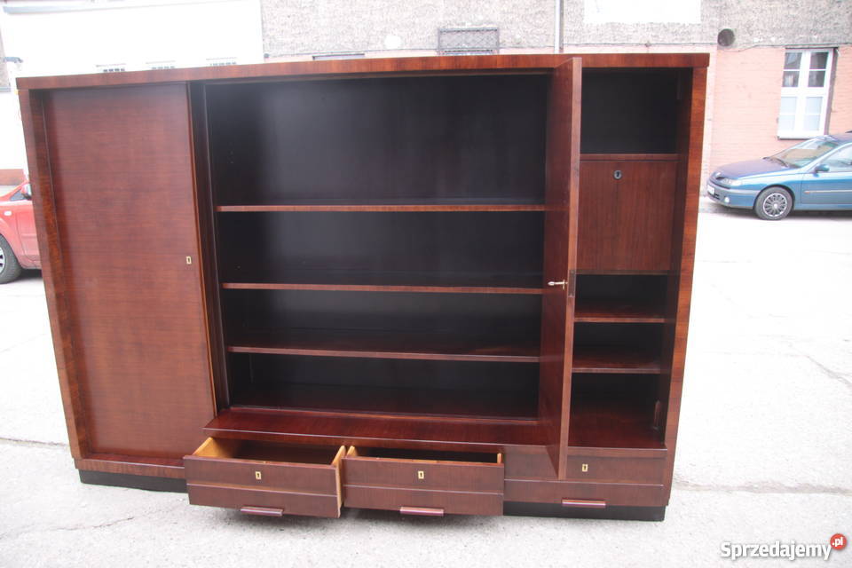 ART DECO komplet gabinetowy z 1920 roku ORYGINAŁ Wrocław