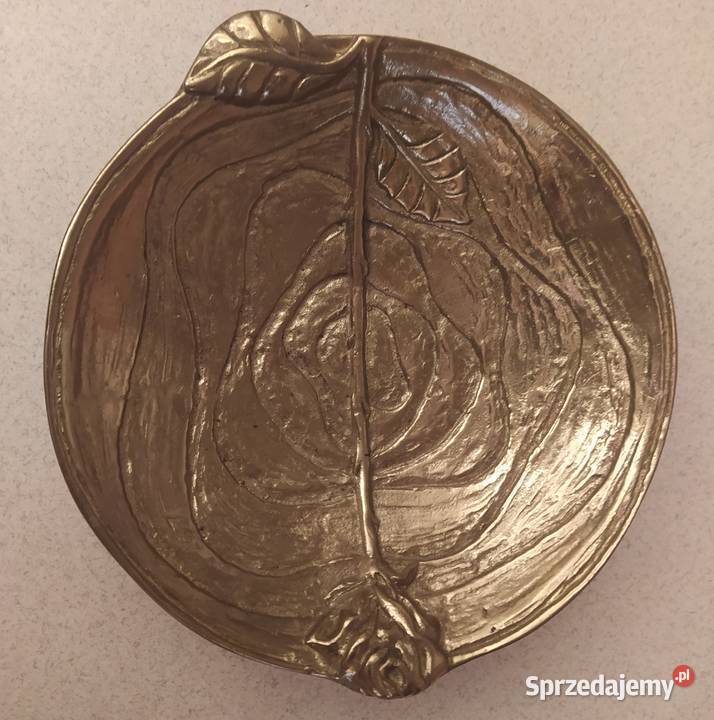 Patera z masywnego mosiądzu Gdańsk