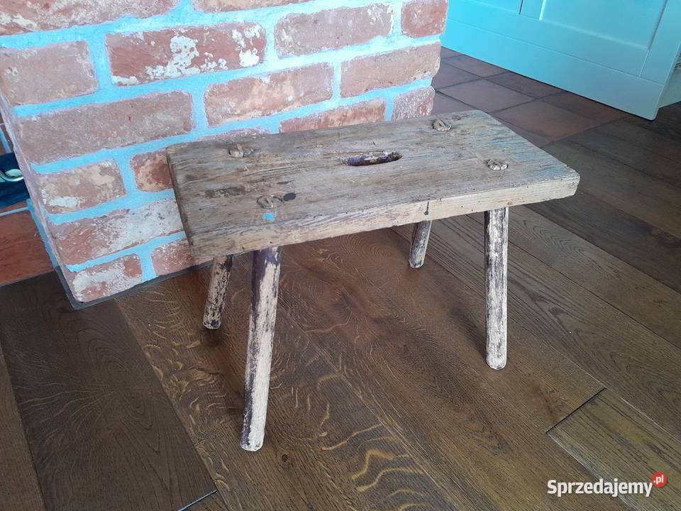 Oryginalny stołek zydel lata 6070 te stan Kraków sprzedam