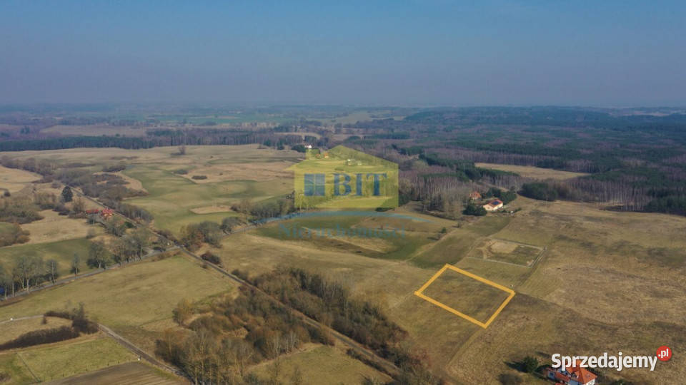 Działka 3031 m2 w Cieszynie zachodniopomorskie Cieszyno
