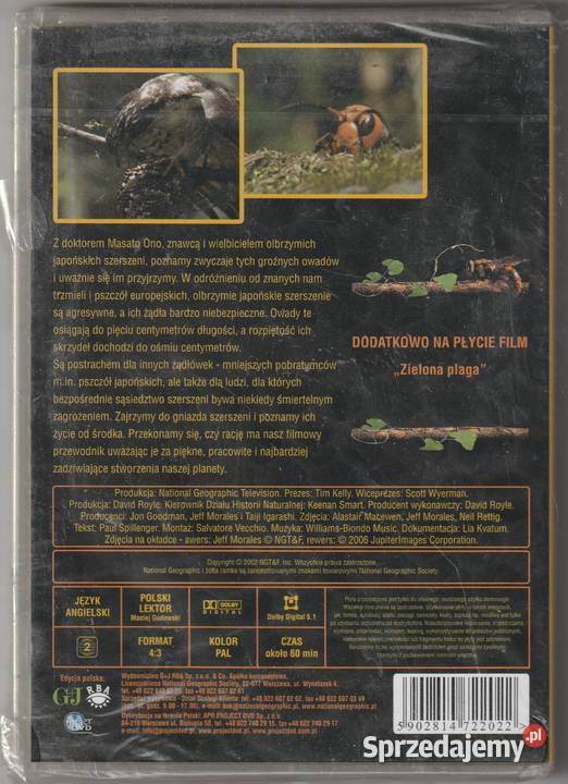 National Geographic Szerszenie DVD DVD Pruszków
