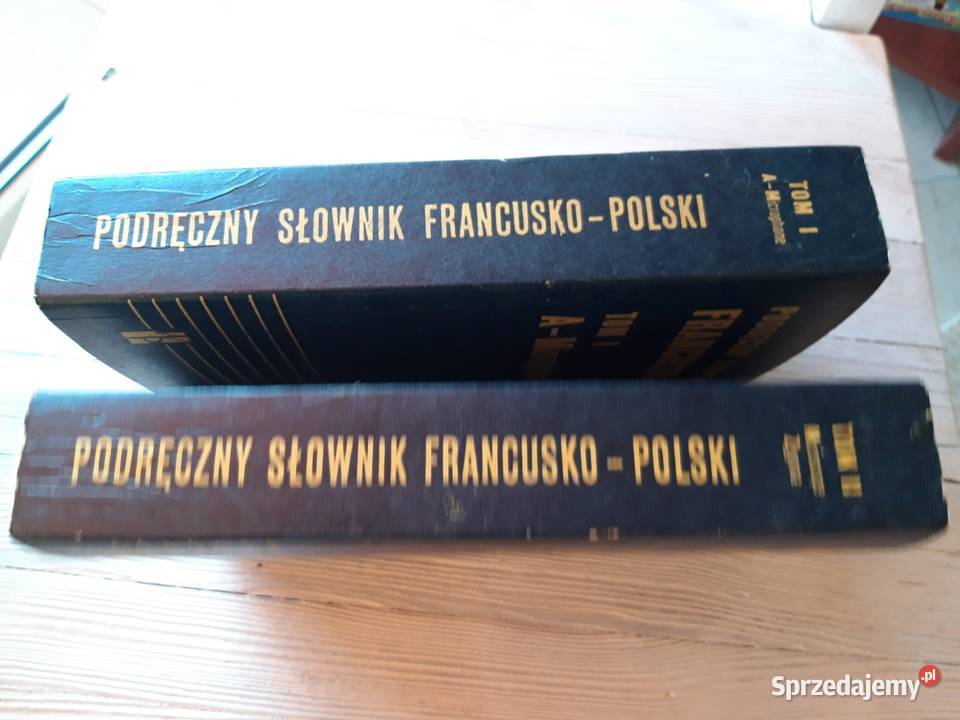 Podręczny słownik francusko polski 1982 Artykuły szkolne