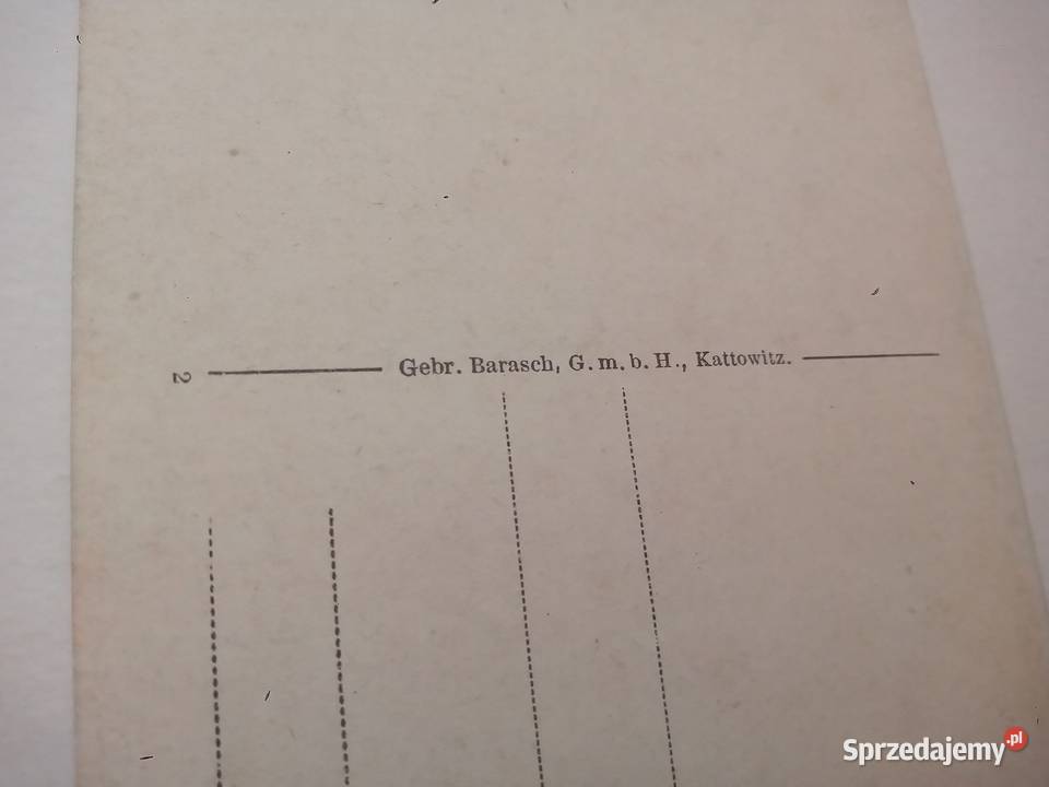 Katowice stara pocztówka ok 1920r śląskie