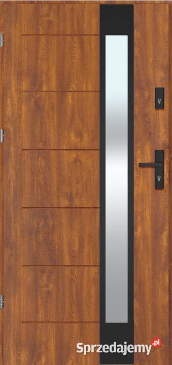 THERMO TEMPER GLASS 2 Nowe Drzwi zewnętrzne Drzwi zewnętrzne Częstochowa