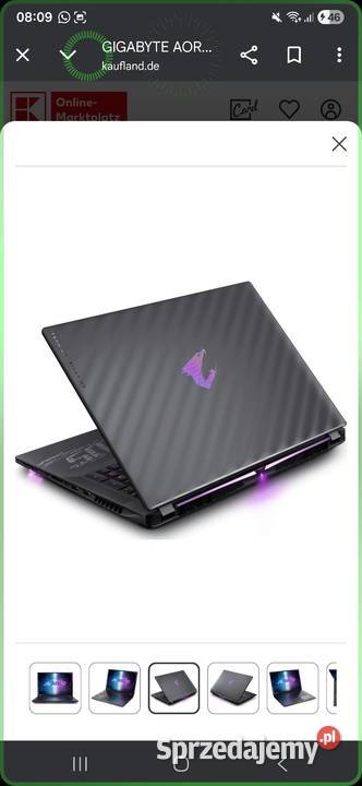 Laptop Gamingowy AORUS MASTER 18 Karta graficzna Wałbrzych