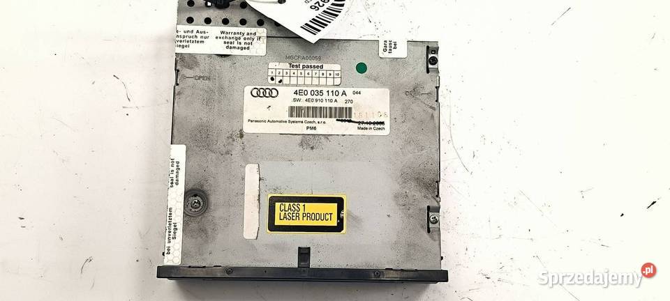 ZMIENIARKA CD AUDI A8 D3 4E0035110A osobowe