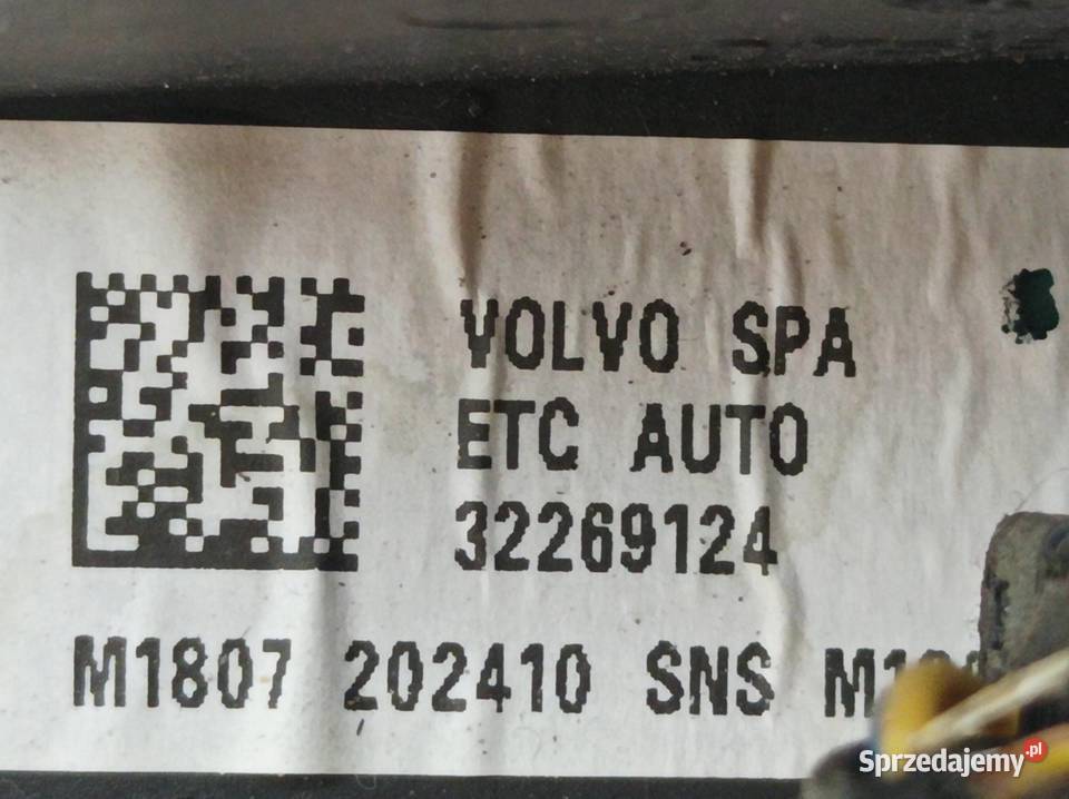 PEDAŁ POTENCJOMETR GAZU 32269124 Volvo V60 II Rok produkcji 2019