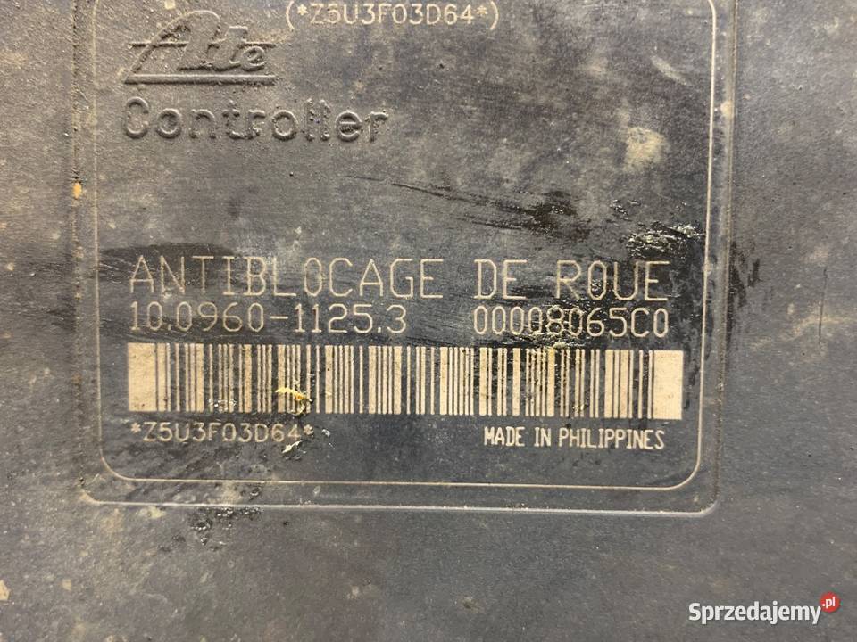 POMPA ABS CITROEN C3 I 9649028880 16 109 osobowe