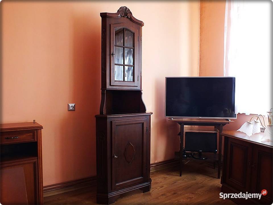 Stara Szafka narożna drewniana rzeźbiona Witryna sprzedam