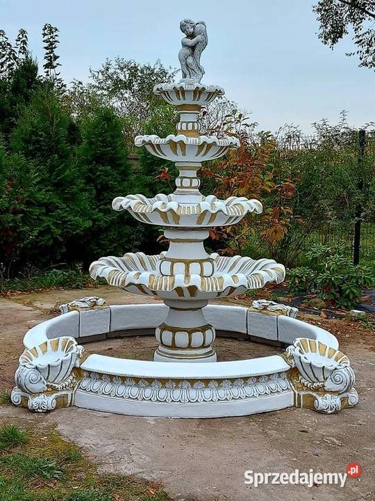 Piękna fontanna ogrodowa DOSTAWA POMPA GRARTS łódzkie Zduńska Wola