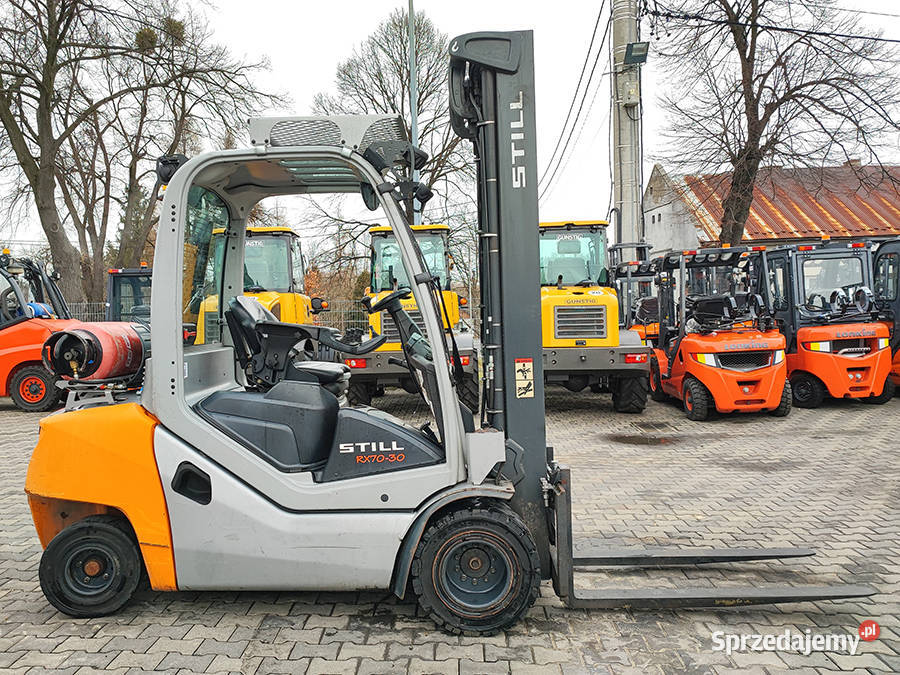wózek widłowy Still RX 7030T 3 tony LPG triplex małopolskie Kęty