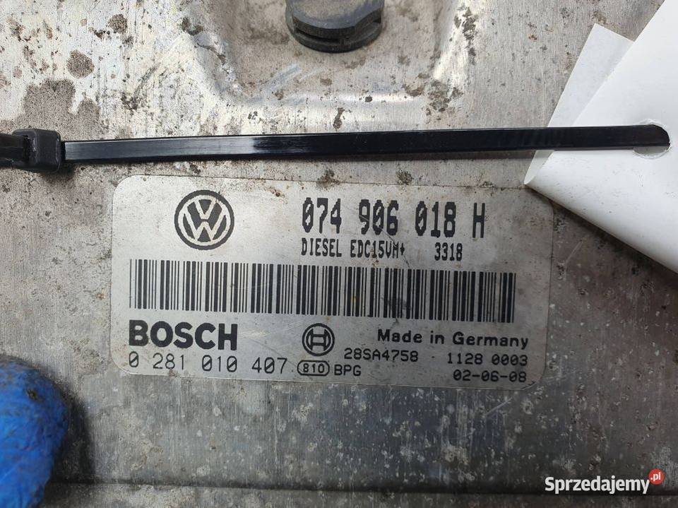 KOMPUTER SILNIKA ECU VOLKSWAGEN LT 35 074906018H osobowe Lipno