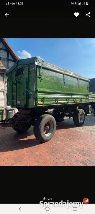 Przyczepa wywrotka dmc 16 Małomierzyce