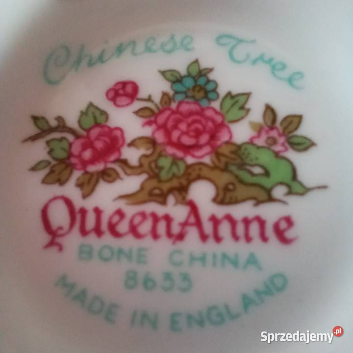 Queen Anne angielska porcelana zestaw trio Porcelana i szkło zachodniopomorskie Gryfino sprzedam