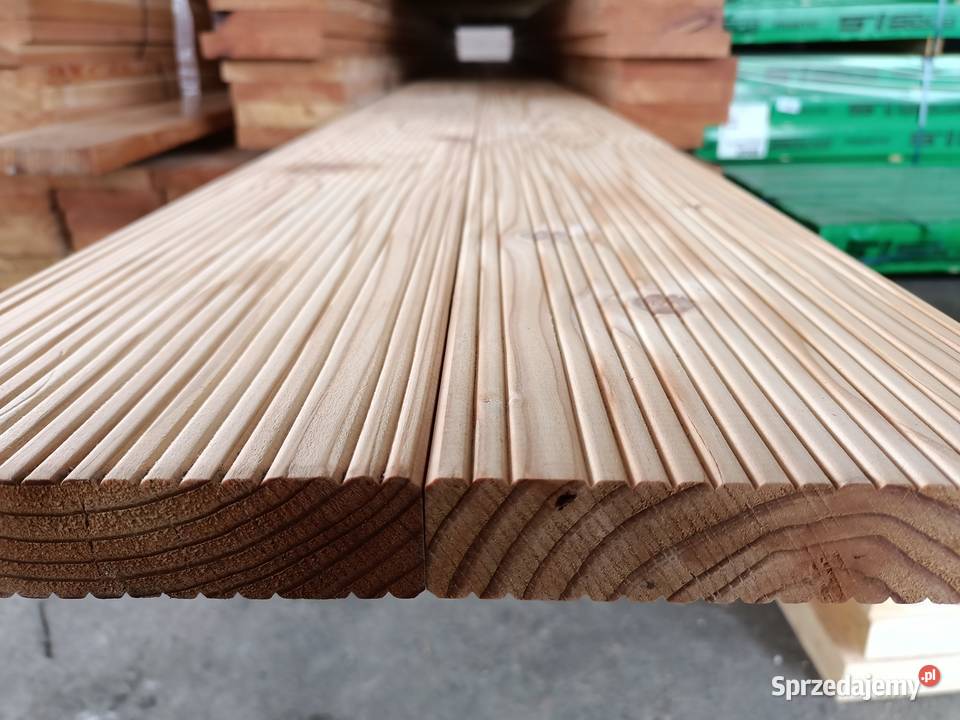 Deska tarasowa modrzew Taras wym 28x145x40m Złotoryja