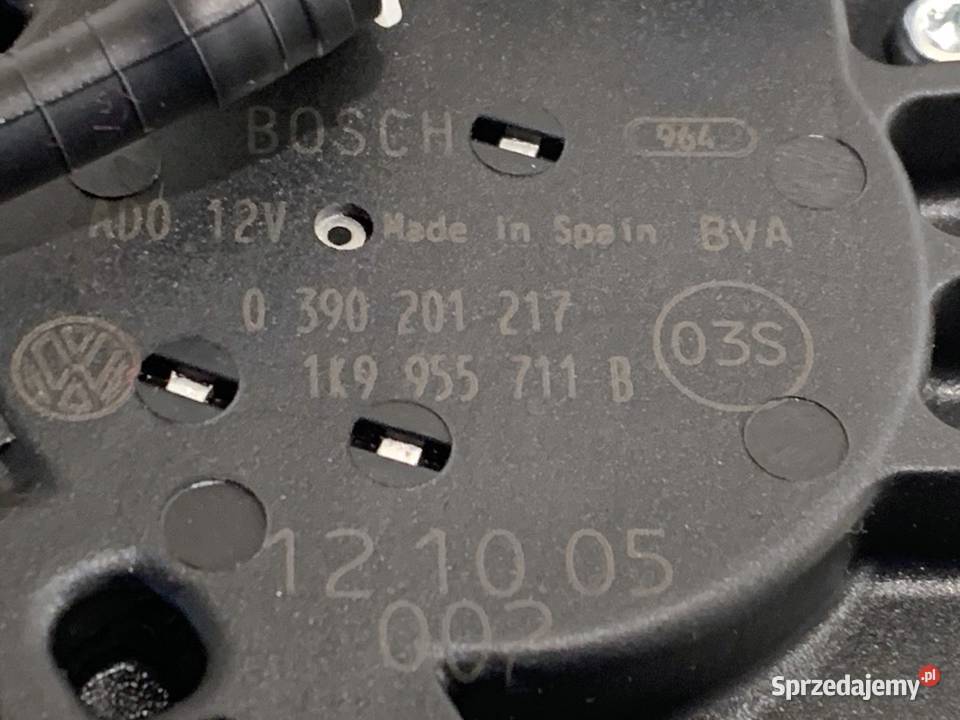 SILNIK WYCIERACZEK TYŁ VW GOLF VI 1K9955711B podkarpackie sprzedam