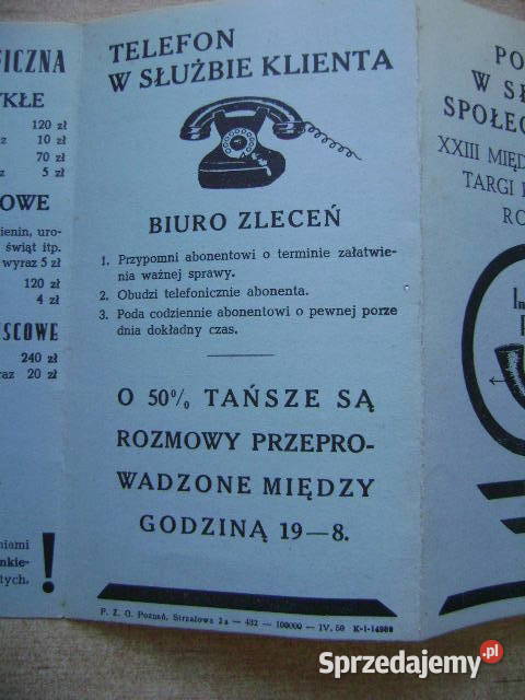Starocie z PRL Stare dokumenty Poczta Informator