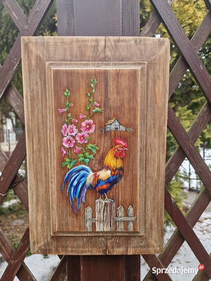 Kogut w malwach Malarstwo mazowieckie