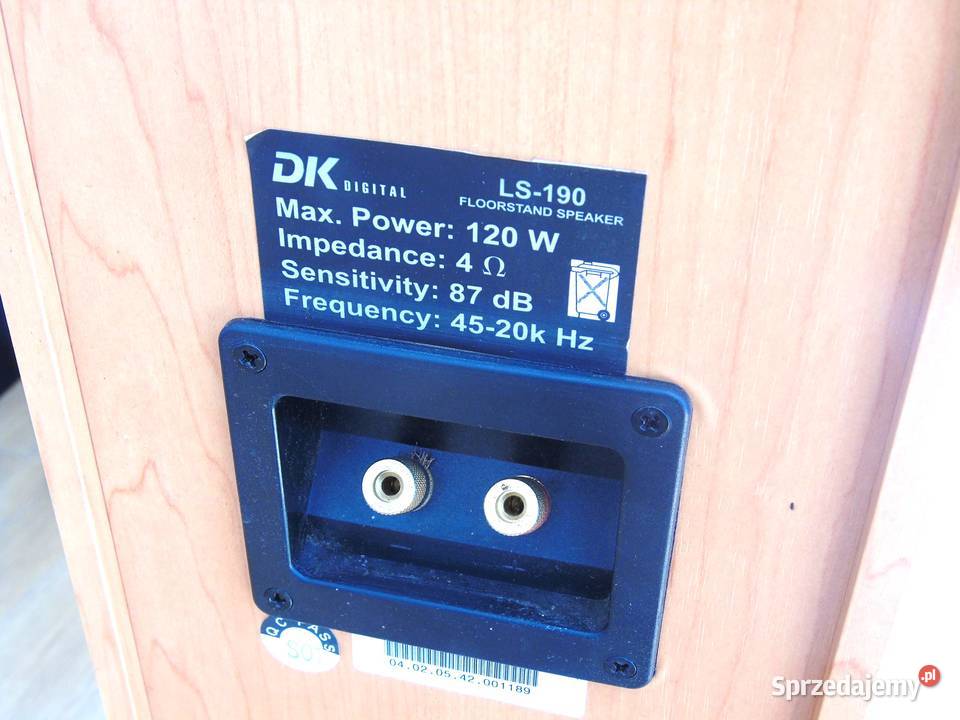 Kolumny stereo DK Ls190 sprawne i ładne DOSTAWA