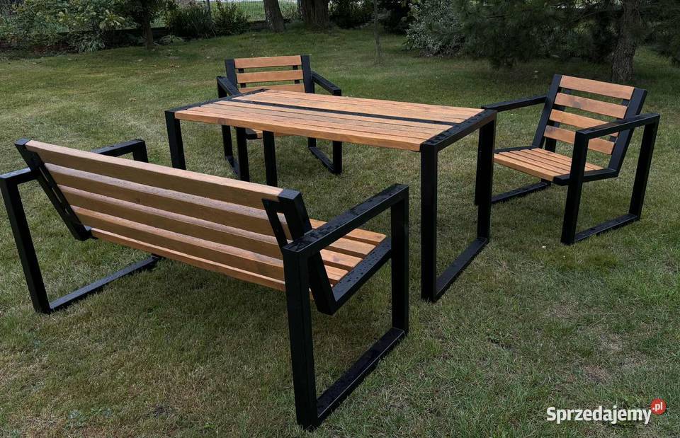 Meble ogrodowe stół ławka krzesła Loft sprzedam