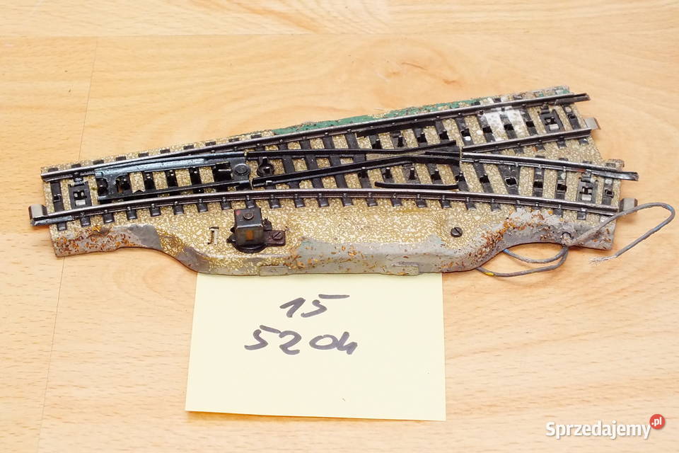 Marklin zwrotnica elektryczna 5204 skala H0 15 dolnośląskie Lubin