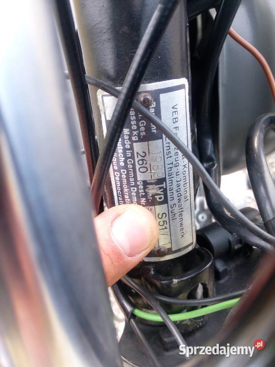 Simson S51 S60 1989r 4 biegi 5050km pomorskie