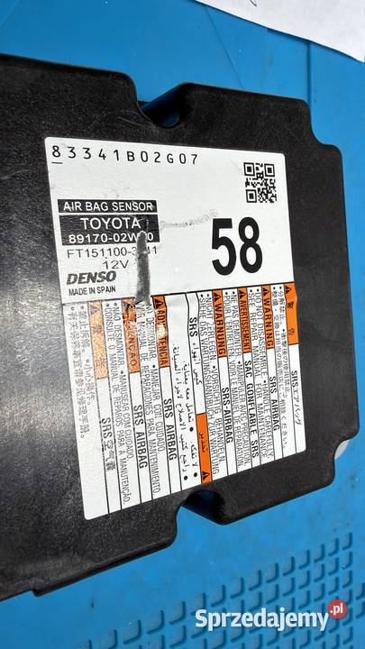 Naprawa sterowników Toyota srs airbag clear Warszawa serwis