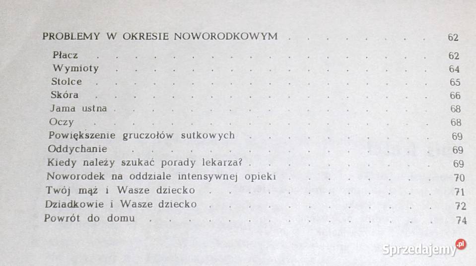 Opieka noworodkiem Tomasz Sioda Pozostałe Chełm sprzedam
