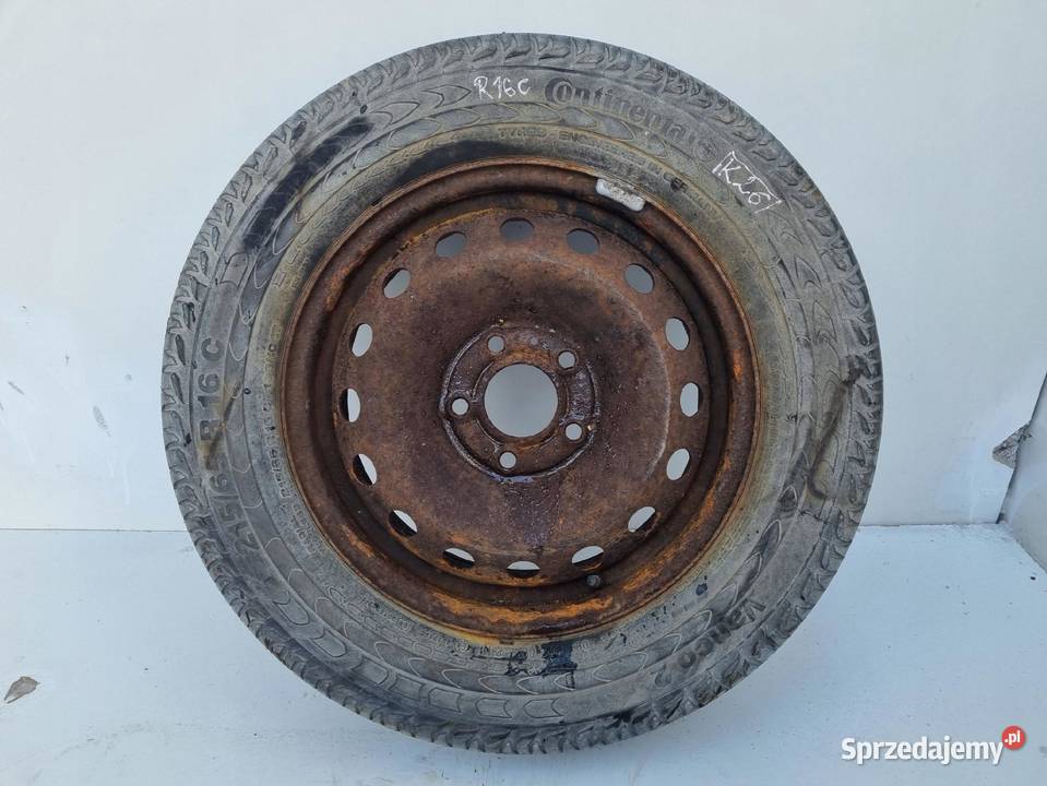 Renault Trafic III KOŁO ZAPASOWE Zapas felga Średnica 16" Felgi Janów