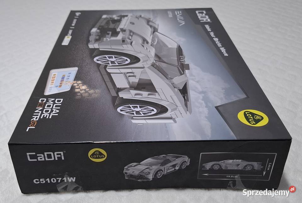 Klocki Cada Lotus Evija auto RC C51071W Zabawka