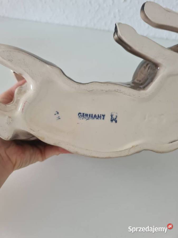 Duża figurka psa myśliwskiego Katzhutte Germany małopolskie Gorlice sprzedam