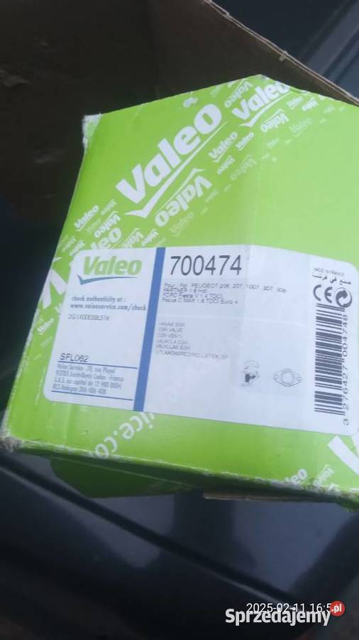 Zawór EGR Valeo peugeot fiat citroenSuzuki 16