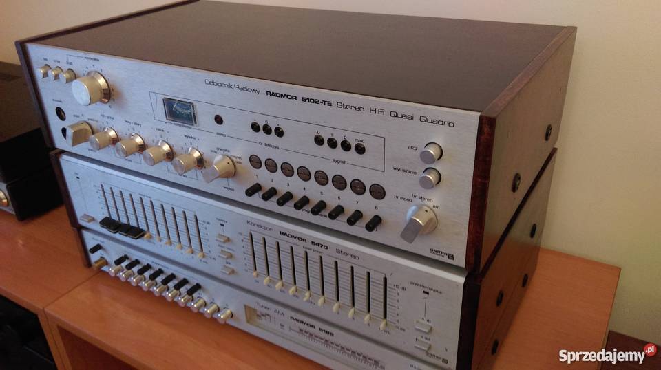 Unitra Radmor 5102te piękny i sprawny zestaw Węgrów