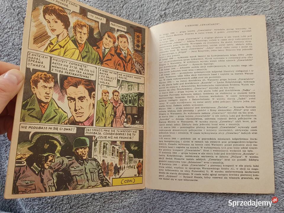 Podziemny Front Na Tropie wydanie 2 1978 komiks Gdynia