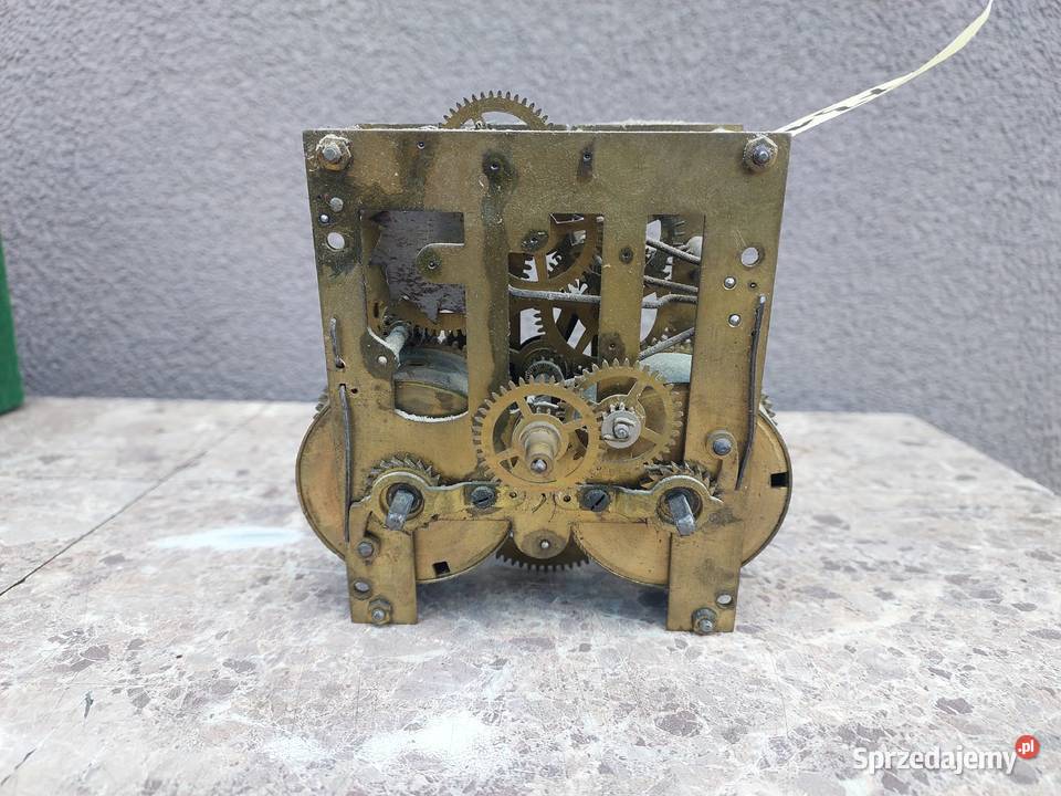 731 Mechanizm starego zegara ściennego Junghans Tczew