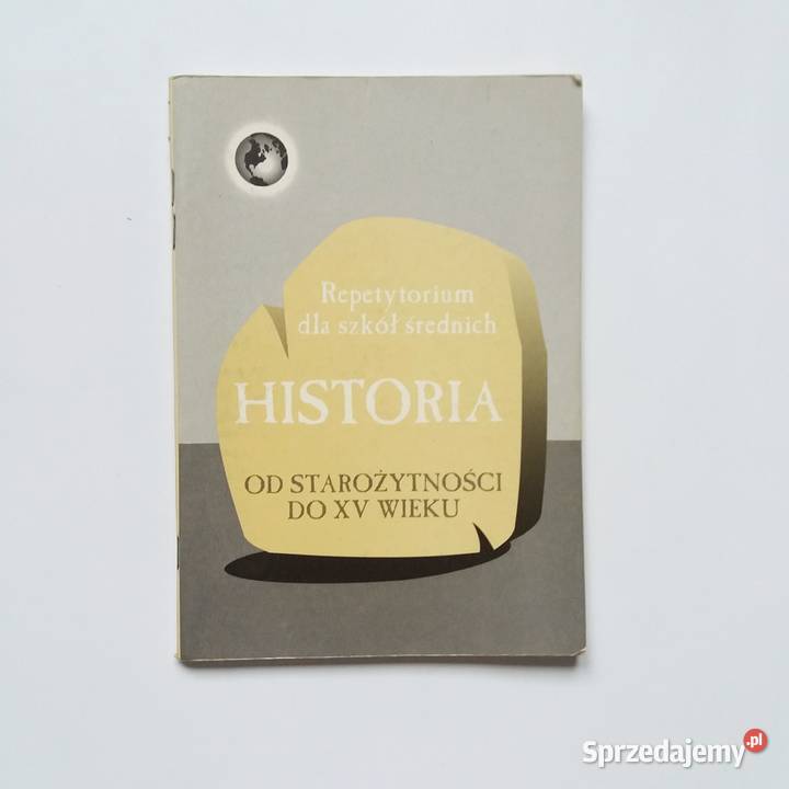 Historia Repetytorium starożytności do XIV wieku Łódź
