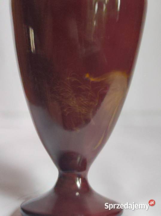 złote rybki wazon czara puchar flakon z laki Kielce