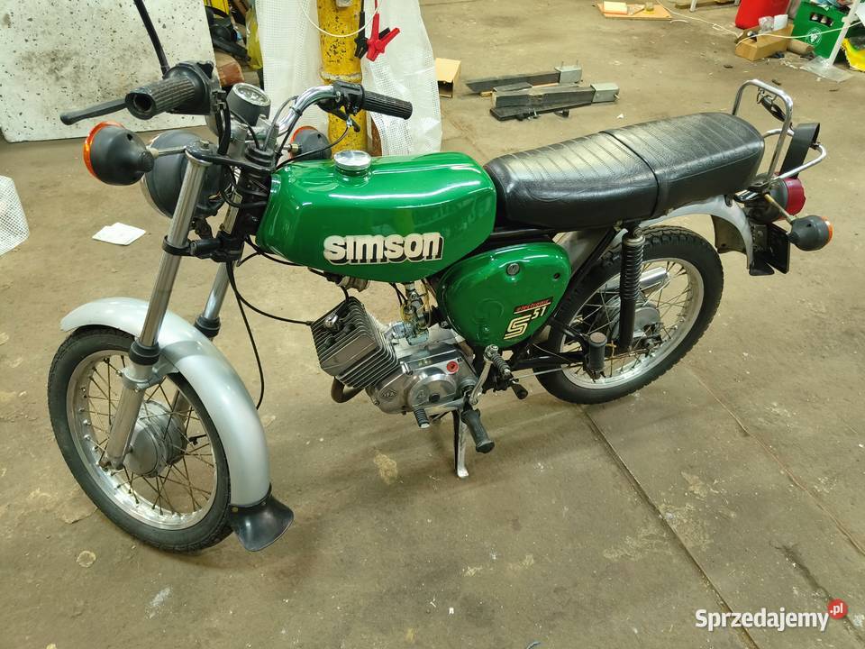Simson S51 Electronic 1984rzarejestrowany k dwusuwowy Jastrzębie-Zdrój