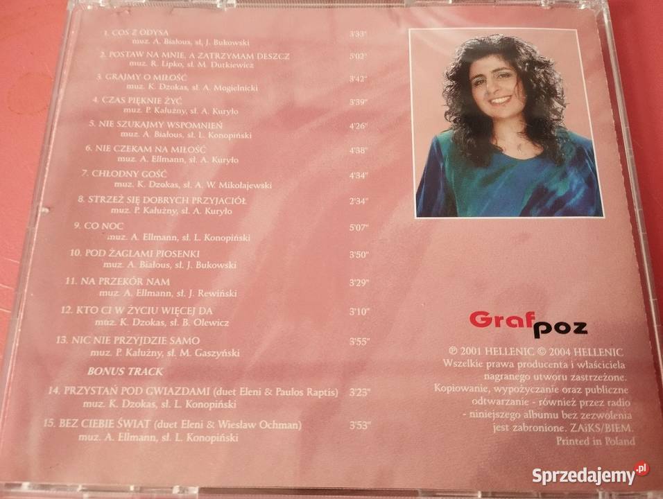 Płyta CD Eleni z autografem Warszawa