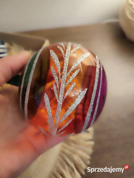 Szklane bombki choinkowe ozdoby świąteczne Częstochowa