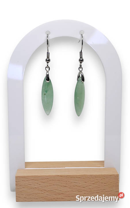 Kolczyki z AWENTURYNU awenturyn sopelki 1263 Warszawa