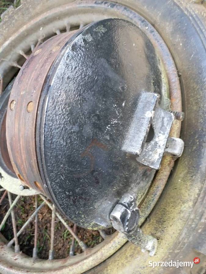 5KompletTył tylny bębenJunak M10 M07 350 Części motocyklowe Barlinek