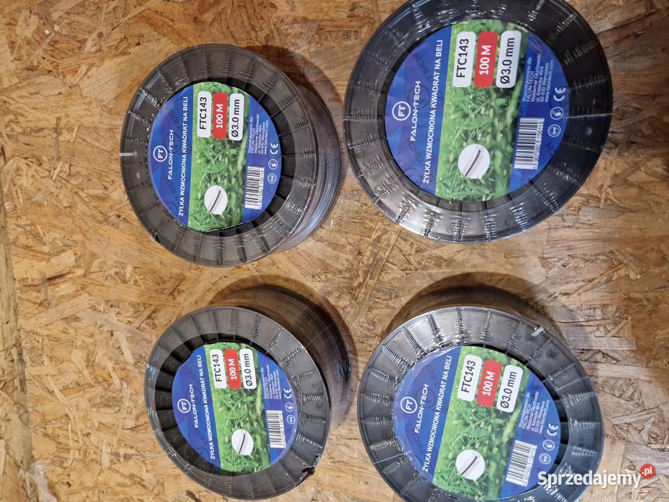 ŻYŁKA TNĄCA KOSY WZMACNIANA ZBROJONA 30 mm 100 m Kosy i podkaszarki Głogowa