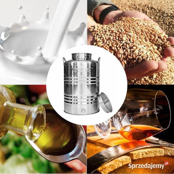 Beczka bańka stal nierdzewna inox 50L na bimber Gastronomia