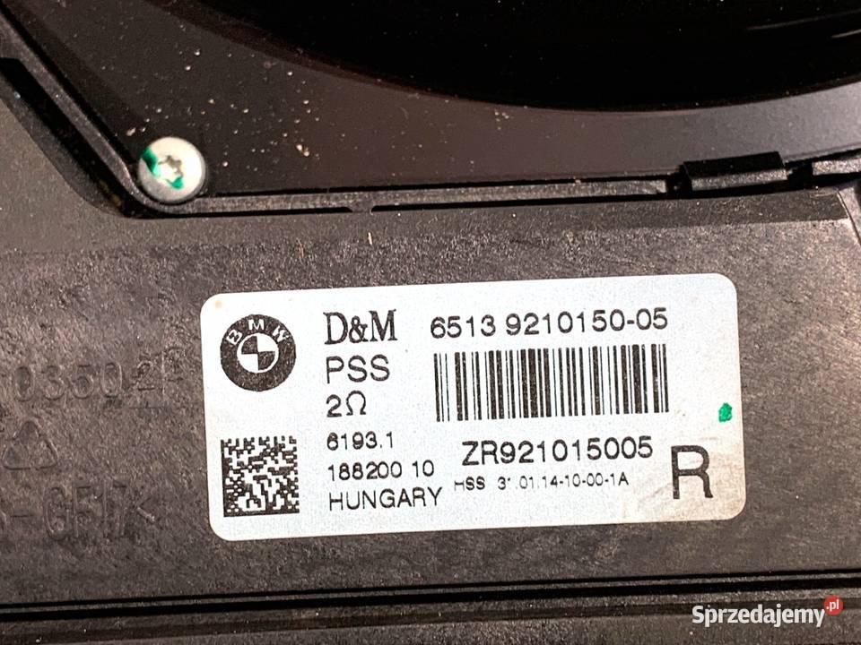 GŁOŚNIKI KOMPLET HIFI BMW F32 9210150 podkarpackie