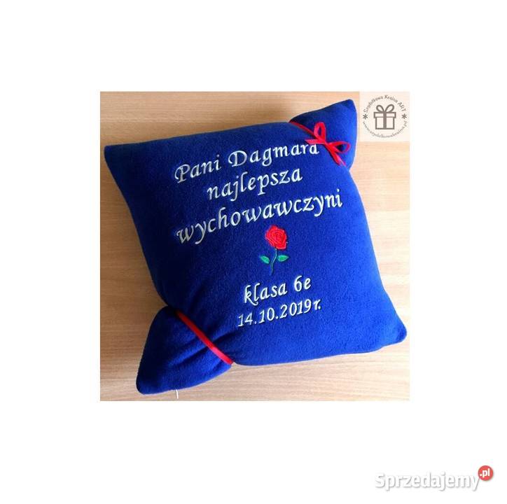 Prezent na Dzień Nauczyciela poduszka z Toruń